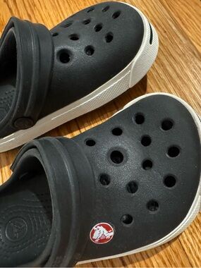 Crocs toddler Toddler Crocband kids Classic Clog toddler 6 / 7 Black / White